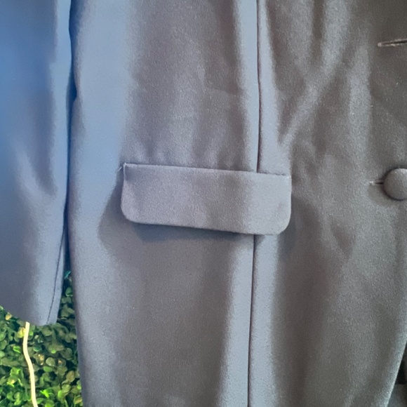 Main Street Classics Women Color Navy Blazer Size 2XL 4 Buttons - Picture 5 of 9